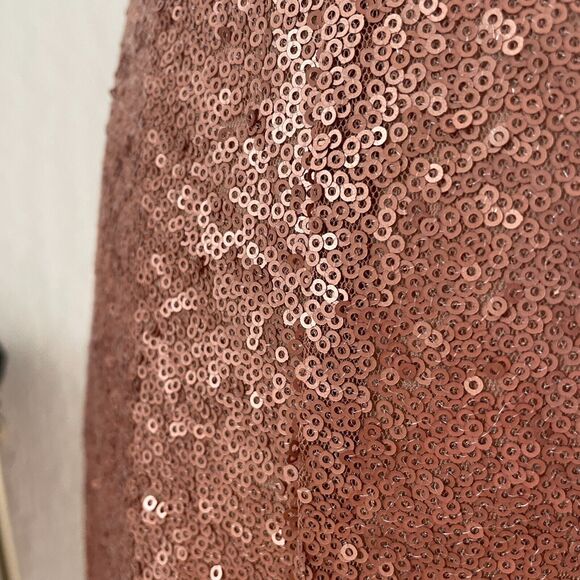 Decree Shimmering Gold Mini Skirt - Picture 3 of 14
